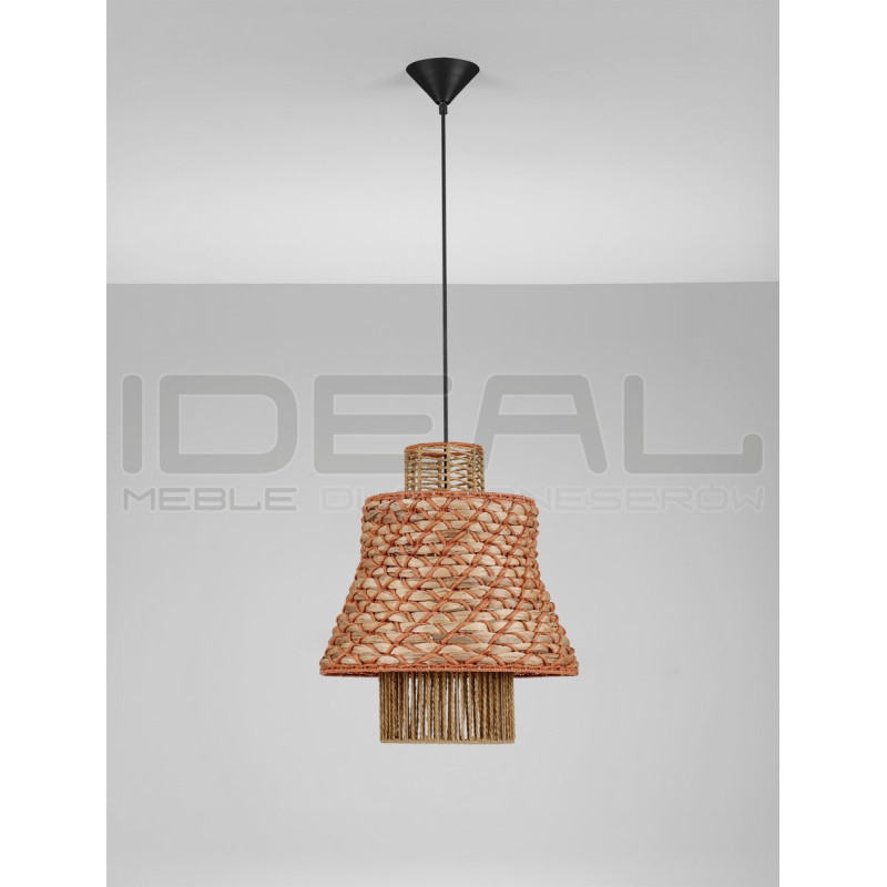 Lampa boho String 40 sznurek naturalny hiacynt wodny