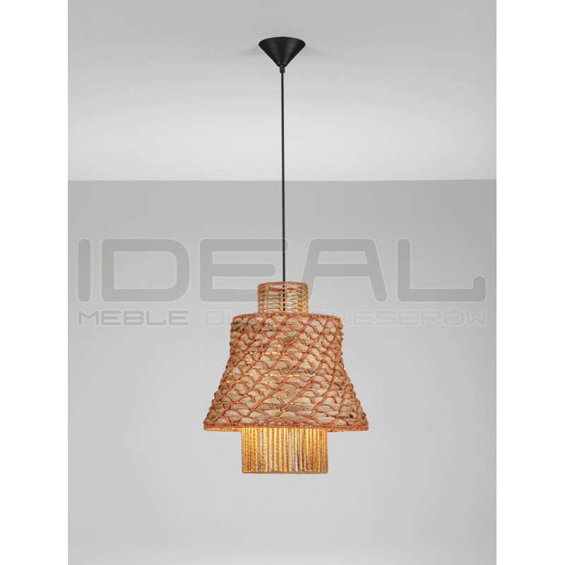 Lampa boho String 40 sznurek naturalny hiacynt wodny
