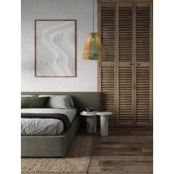 Naturalna lampa wisząca Greenzly 39 sznurek naturalny zielone akcenty