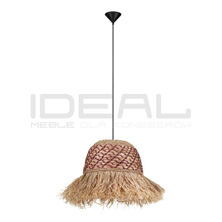 Boho Lampa wisząca Katia 42 rafia hiacynt sznurek