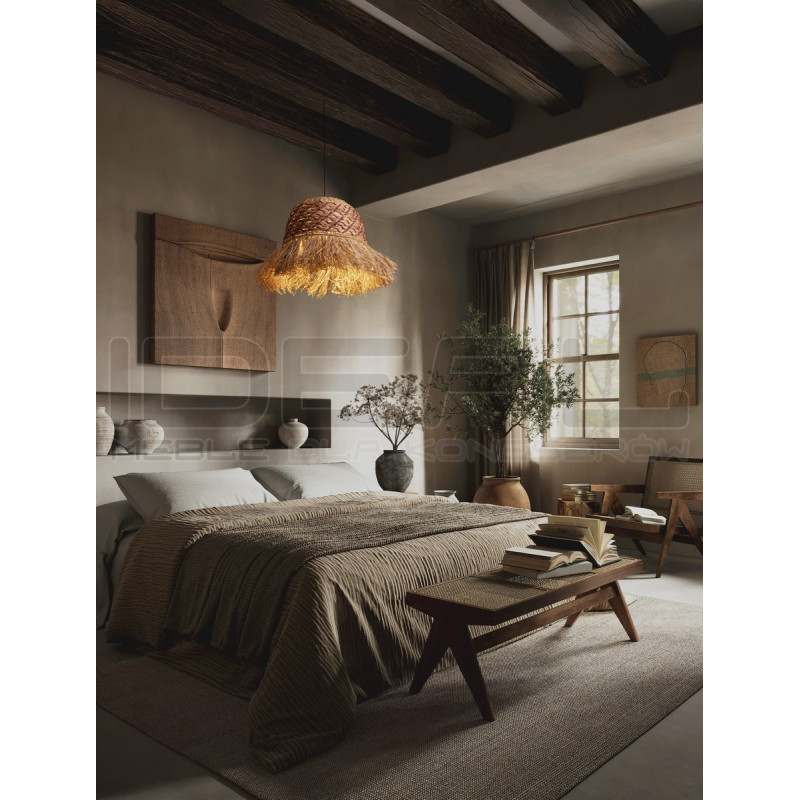 Boho Lampa wisząca Katia 42 rafia hiacynt sznurek