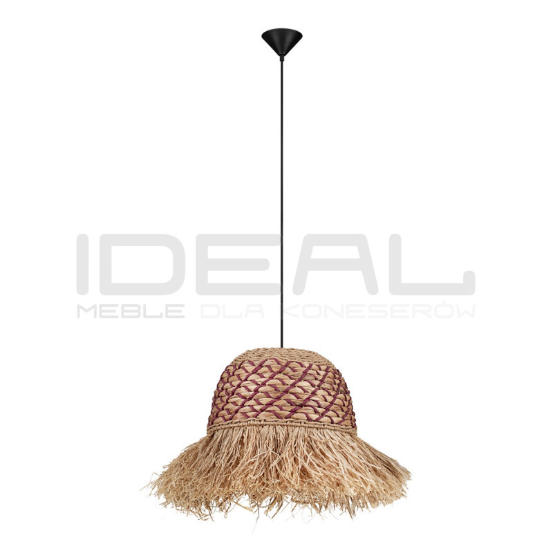 Boho Lampa wisząca Katia 42 rafia hiacynt sznurek