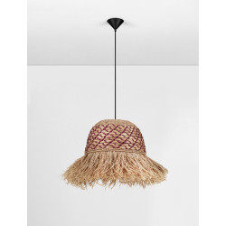 Boho Lampa wisząca Katia 42 rafia hiacynt sznurek