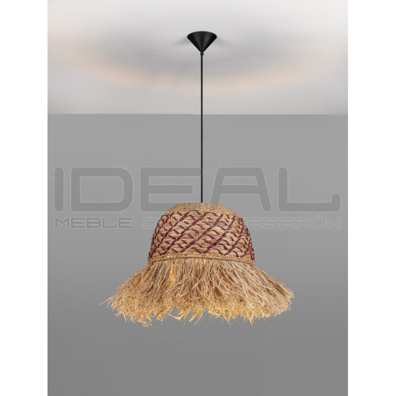 Boho Lampa wisząca Katia 42 rafia hiacynt sznurek