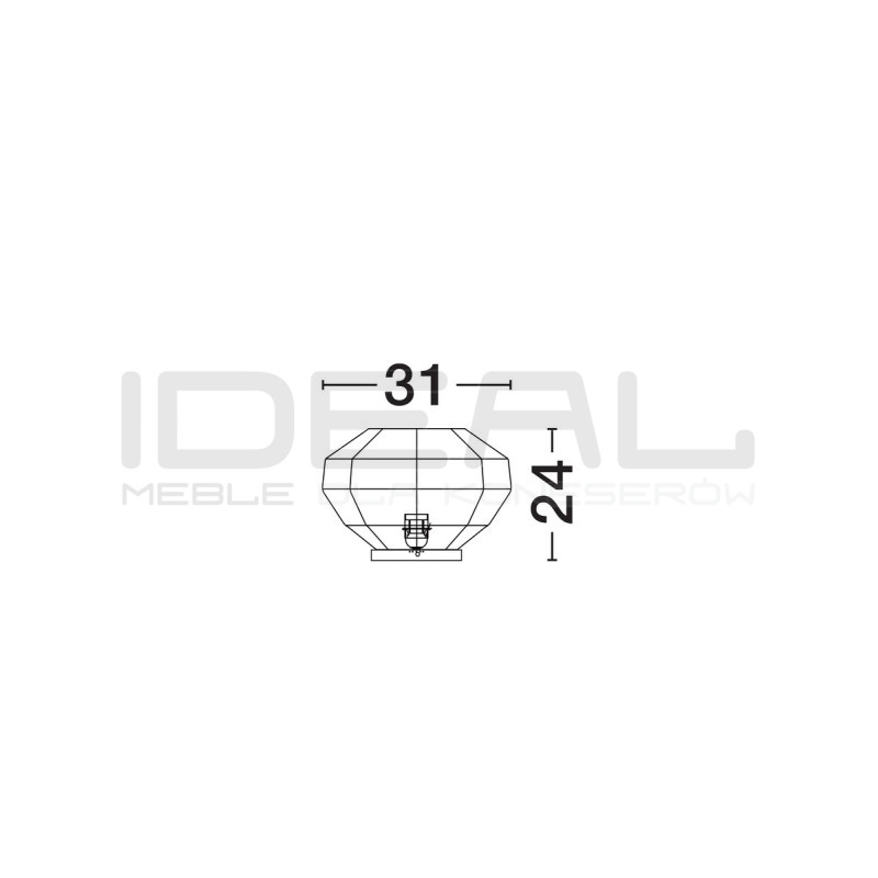 Naturalna Lampa stołowa sznurek hiacynt Leon niebieska