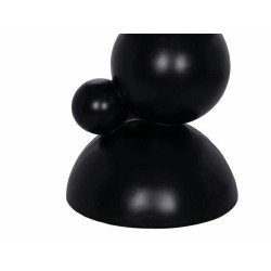 Rzeźbiarski Stolik JING czarny kuliste formy