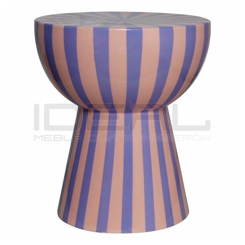 Mały Stolik VALERIA różowo fioletowy nowoczesny pop art