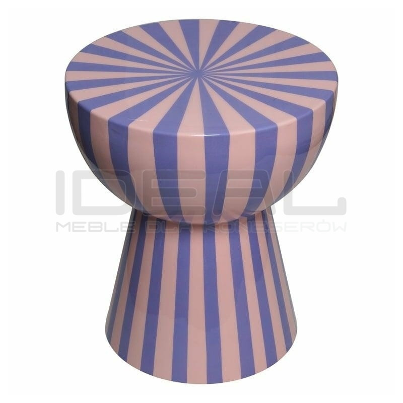 Mały Stolik VALERIA różowo fioletowy nowoczesny pop art