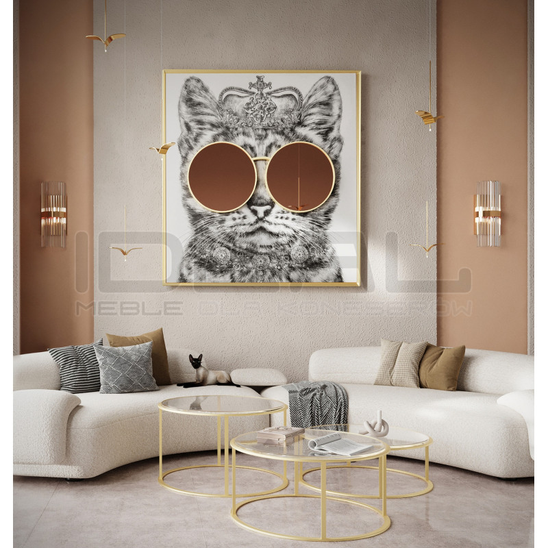 Lampa wisząca glamour GAVI A złota