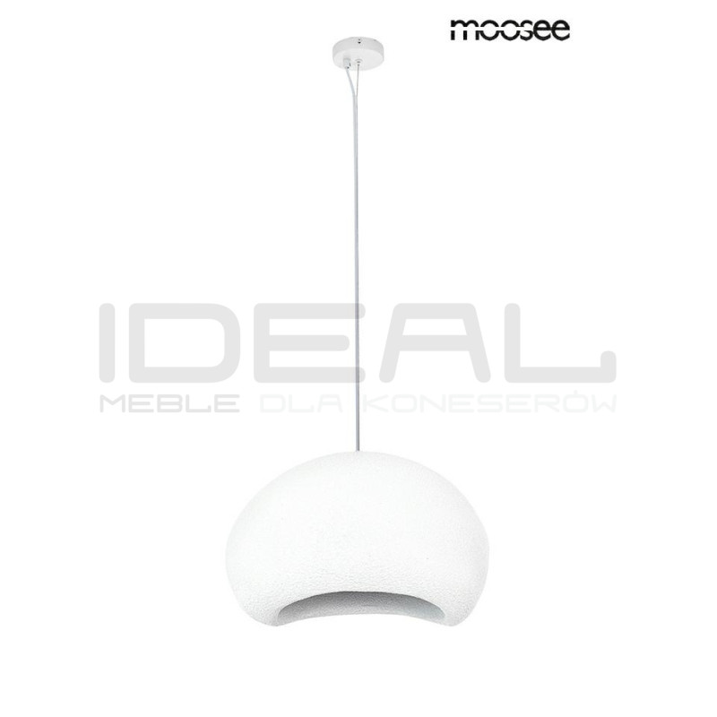 Lampa wisząca NEST 40 biała chmurka kamień