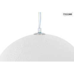 Lampa wisząca NEST 40 biała chmurka kamień