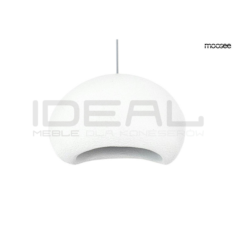 Lampa wisząca NEST 40 biała chmurka kamień