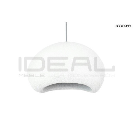 Lampa wisząca NEST 40 biała chmurka kamień