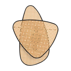 Kinkiet Natura DUO 60 rattan plecionka wiedeńska