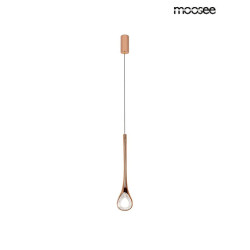 Lampa wisząca VUELO miedziana jak łezka błyszcząca