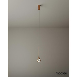 Lampa wisząca VUELO miedziana jak łezka błyszcząca