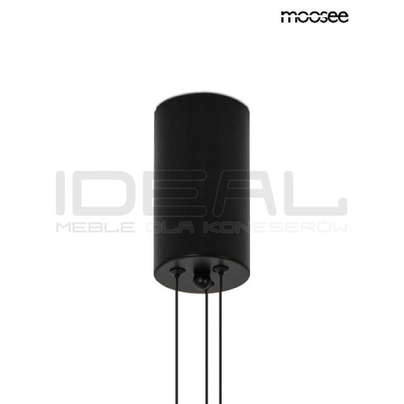 Przestrzenna Lampa wisząca czarna OCTO 3 nowoczesna