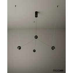 Przestrzenna Lampa wisząca czarna OCTO 3 nowoczesna