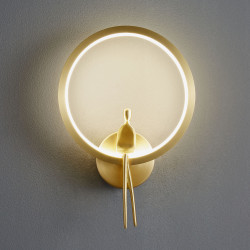 Kinkiet AMICI RING LED złoty 27 nowoczesne oświetlenie