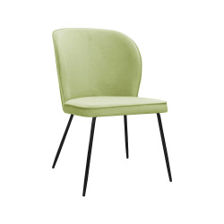 Krzesło glamour Neve Ideal Black | IdealMeble.pl