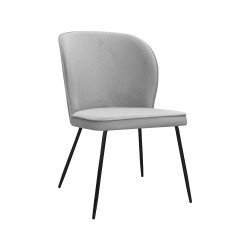 Krzesło glamour Neve Ideal Black | IdealMeble.pl