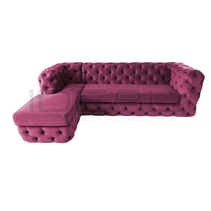 Narożnik Chesterfield Lunar 190x260 cm | IdealMeble.pl