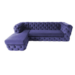 Narożnik Chesterfield Lunar 190x260 cm | IdealMeble.pl