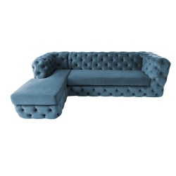Narożnik Chesterfield Lunar 190x260 cm | IdealMeble.pl