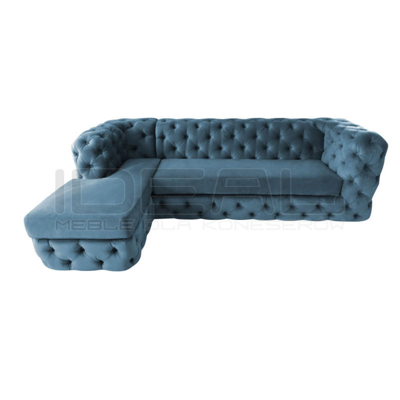 Narożnik Chesterfield Lunar 190x260 cm | IdealMeble.pl