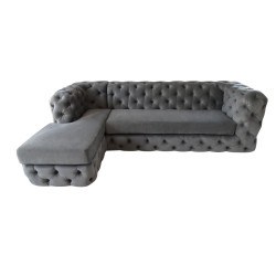 Narożnik Chesterfield Lunar 190x260 cm | IdealMeble.pl