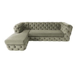 Narożnik Chesterfield Lunar 190x260 cm | IdealMeble.pl