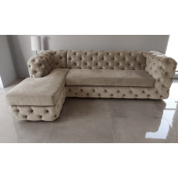 Narożnik Chesterfield Lunar 190x260 cm | IdealMeble.pl