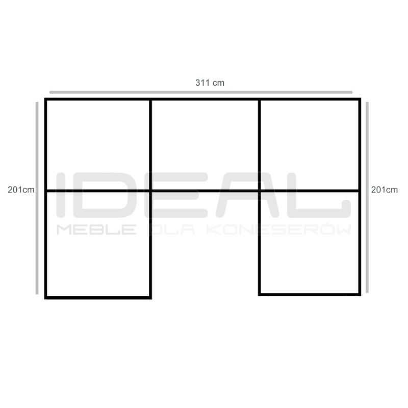 Narożnik Modułowy Serena – Nowoczesny design | Serena