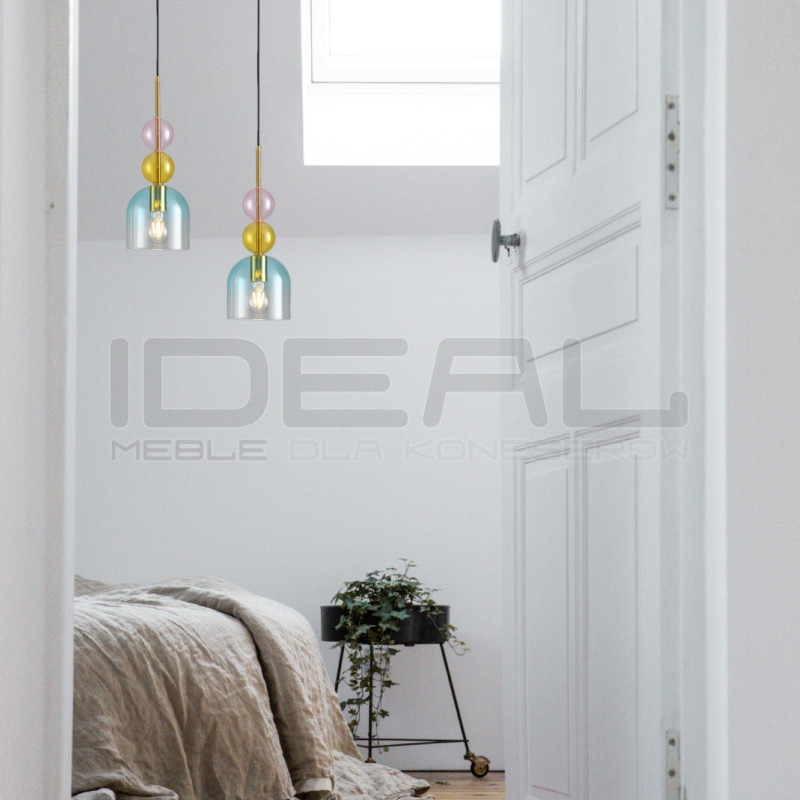 Lampa PASTELLO BLUE – pastelowa lampa wisząca | IdealMeble.pl