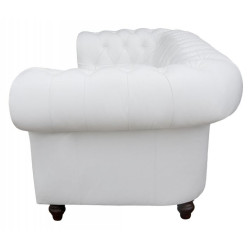 Sofa Chesterfield w skórze Canon 2 osobowa | IdealMeble.pl