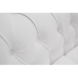 Sofa Chesterfield w skórze Canon 2 osobowa | IdealMeble.pl