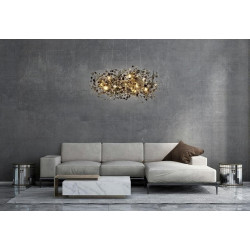 Lampa wisząca glamour MONETE 80 chrom