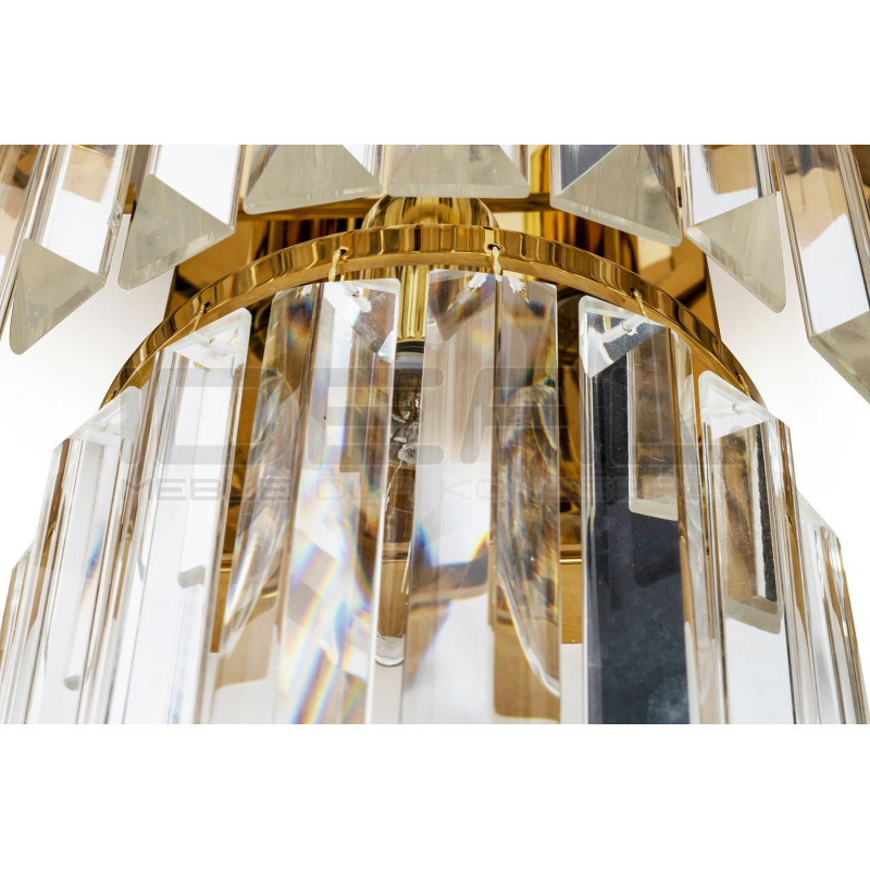 Kinkiet złoty kryształowy glamour Imperial Wall Gold | IdealMeble.pl
