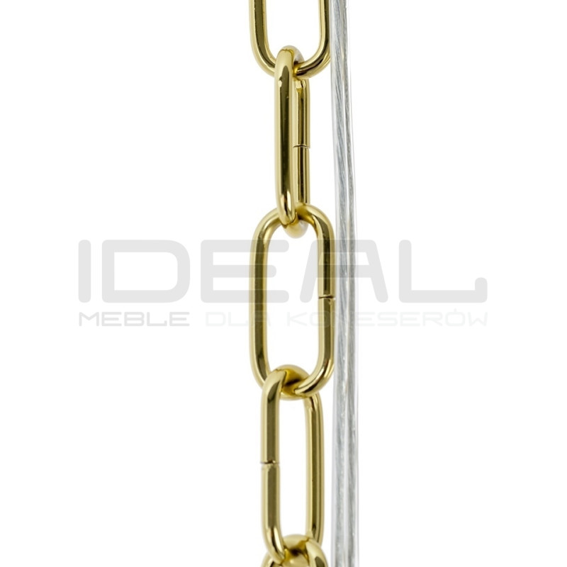 Lampa wisząca złota glamour Murano L | IdealMeble.pl