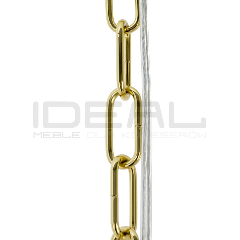 Złota Lampa wisząca glamour Murano S | IdealMeble.pl