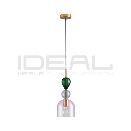Lampa wisząca Balam | Pastelowe szkło|IdealMeble.pl