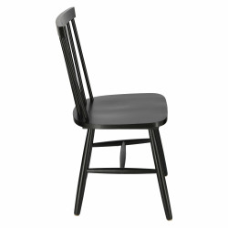 Drewniane krzesło patyczak Tulno czarne | IdealMeble.pl