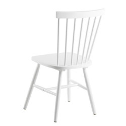 Drewniane krzesło patyczak Tulno białe | IdealMeble.pl
