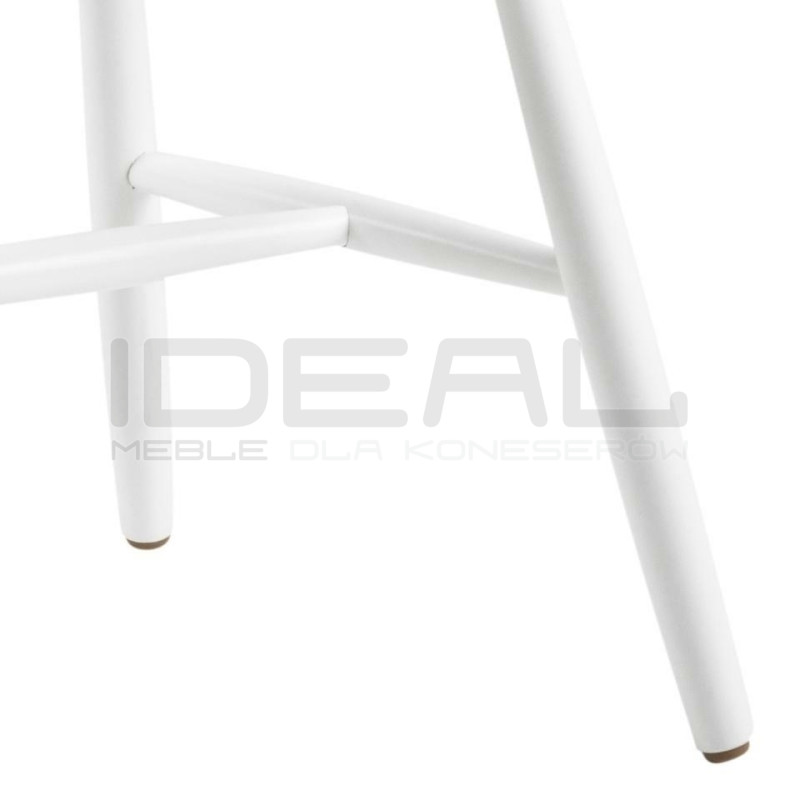 Drewniane krzesło patyczak Tulno białe | IdealMeble.pl
