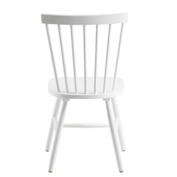Drewniane krzesło patyczak Tulno białe | IdealMeble.pl