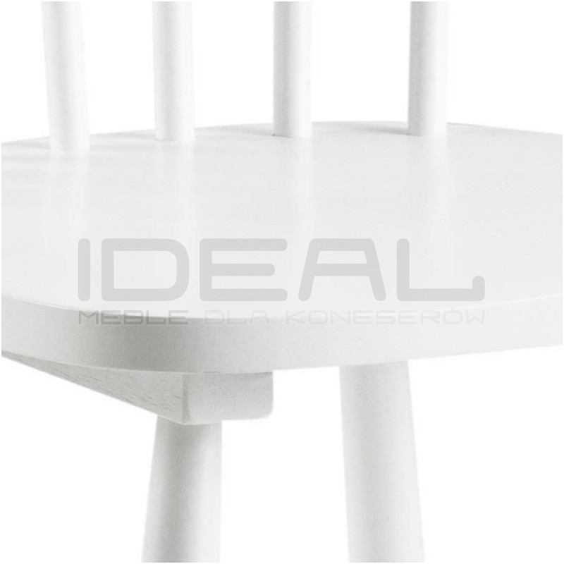 Drewniane krzesło patyczak Tulno białe | IdealMeble.pl