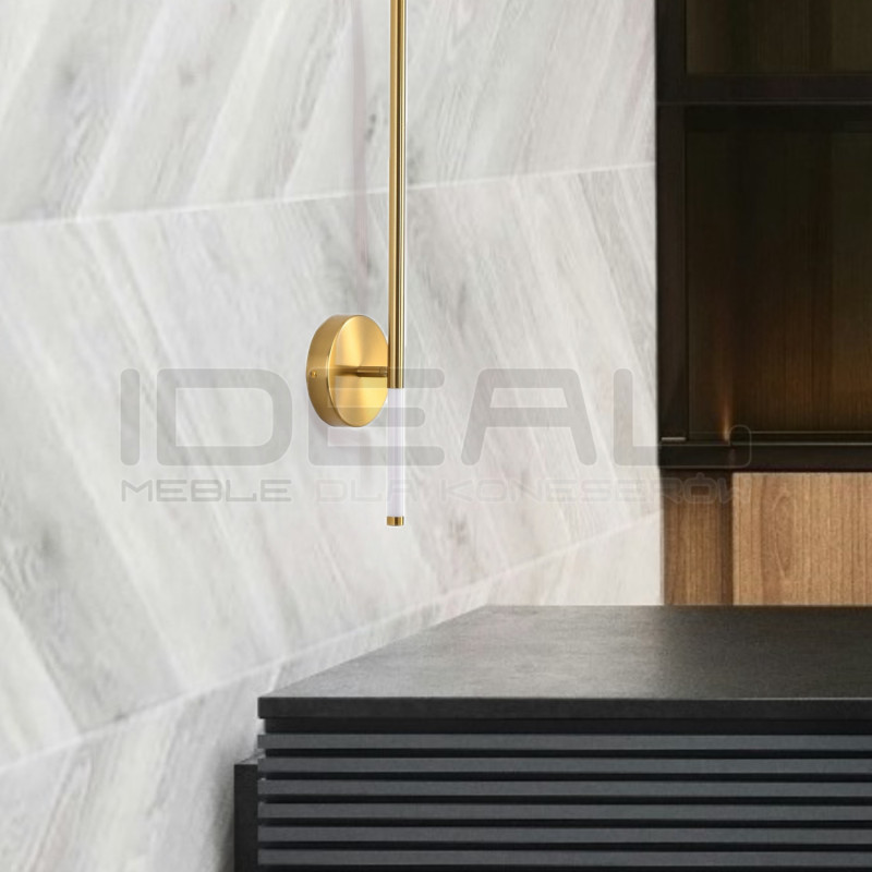 Kinkiet FRESCO LED złoty 95 | IdealMeble.pl