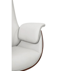 Fotel biurowy ADMIRAL szary – Elegancki fotel z regulacją