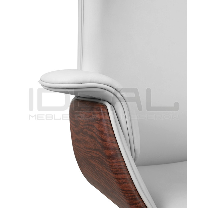 Fotel biurowy ADMIRAL szary – Elegancki fotel z regulacją