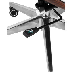 Fotel biurowy ADMIRAL szary – Elegancki fotel z regulacją